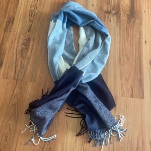 Blue Plaid Scarf - Excellent Condition. Washed but Never Warn.